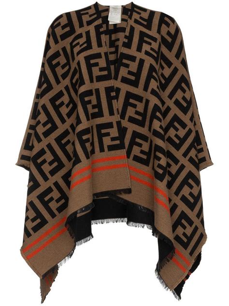 fendi logo shawl with fur|fendi cashmere shawls.